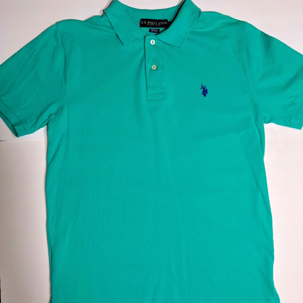 US Polo Purple Polo Collared Shirt